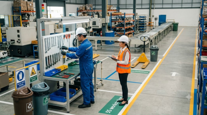 Khái niệm 5S là gì và quy trình thực hành 5S tại hiện trường nhà máy